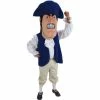 Mask US CHARACTER MASCOTS Revolutionary Mascot Costume 1 Mask US CHARACTER MASCOTS Revolutionary Mascot Costume