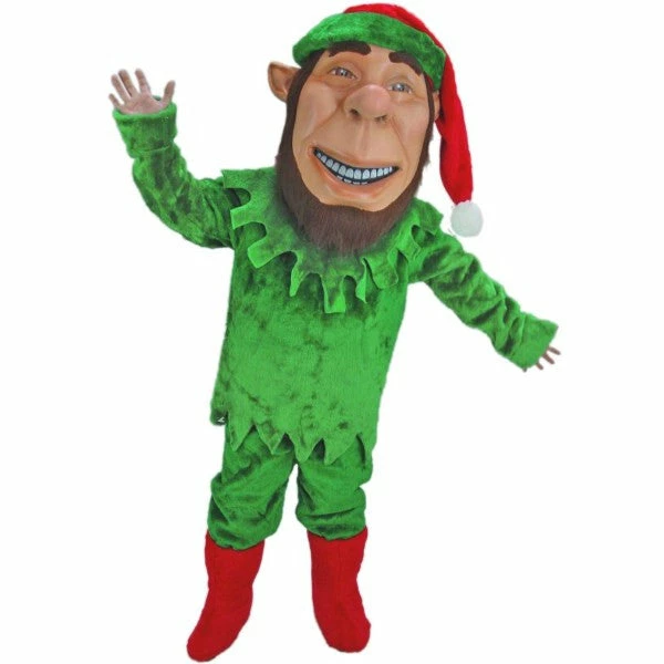 Mask US Elf Mascot Costume 3 Mask US Elf Mascot Costume