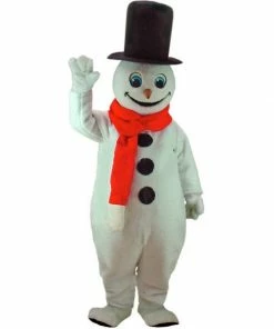 Mask US CHARACTER MASCOTS Snowman Mascot Costume