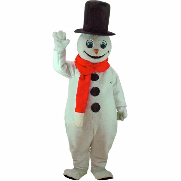 Mask US CHARACTER MASCOTS Snowman Mascot Costume 3 Mask US CHARACTER MASCOTS Snowman Mascot Costume