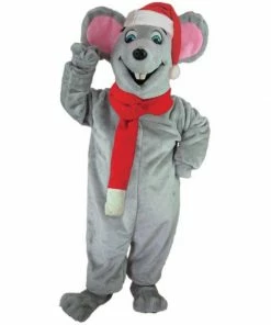 Mask US X-mas Mouse Mascot Costume
