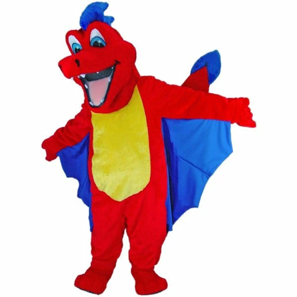Mask US Red Dragon Mascot Costume DRAGONS AND DINOSAURS 3 Mask US Red Dragon Mascot Costume DRAGONS AND DINOSAURS