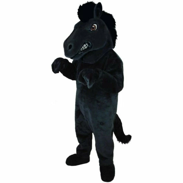 Mask US Fierce Stallion Mascot Costume 3 Mask US Fierce Stallion Mascot Costume