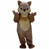 Mask US FOREST ANIMAL MASCOTS Chipper Chipmunk Mascot Costume