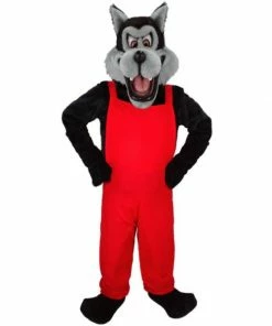 Mask US FOREST ANIMAL MASCOTS Big Bad Wolf Mascot Costume