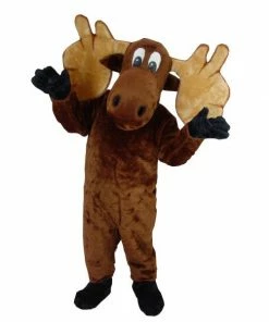 Mask US Moose Mascot Costume