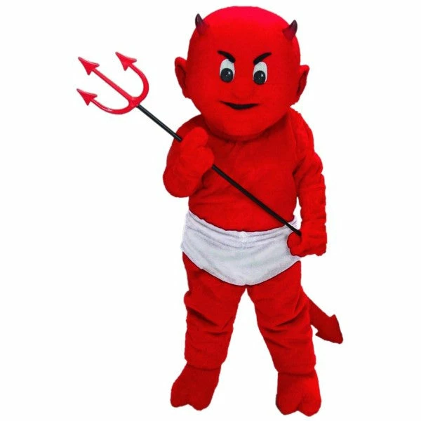 Mask US Li'l Devil Mascot Costume 3 Mask US Li'l Devil Mascot Costume
